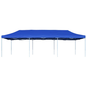 Gazebo Pieghevole Pop-Up 3x9 m Blu 44977