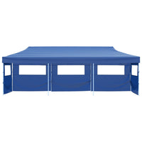 Tenda Pieghevole Pop-Up con 5 Pareti Laterali 3x9 m Blu cod mxl 57559