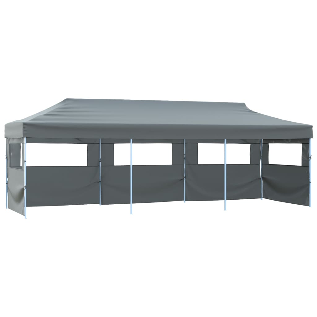 Tenda Pieghevole Pop-Up con 5 Pareti Laterali 3x9 m Antracite cod mxl 66348