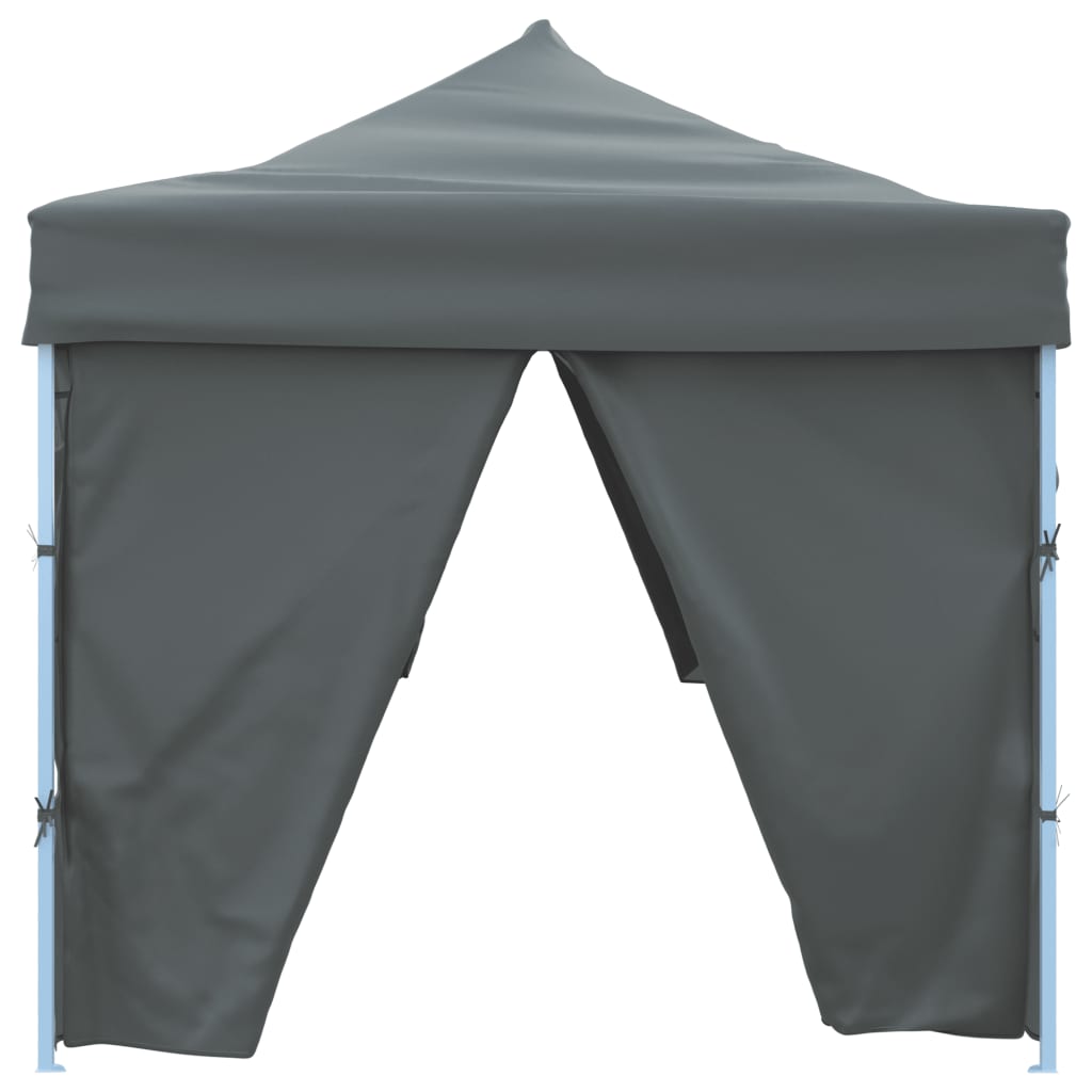 Tenda Pieghevole Pop-Up con 8 Pareti Laterali 3x9 m Antracite cod mxl 63760