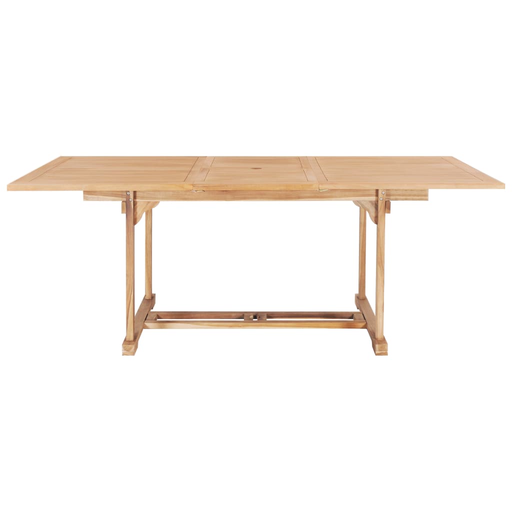 Tavolo da Pranzo Allungabile 150-200x100x75 cm Massello di Teak 44674