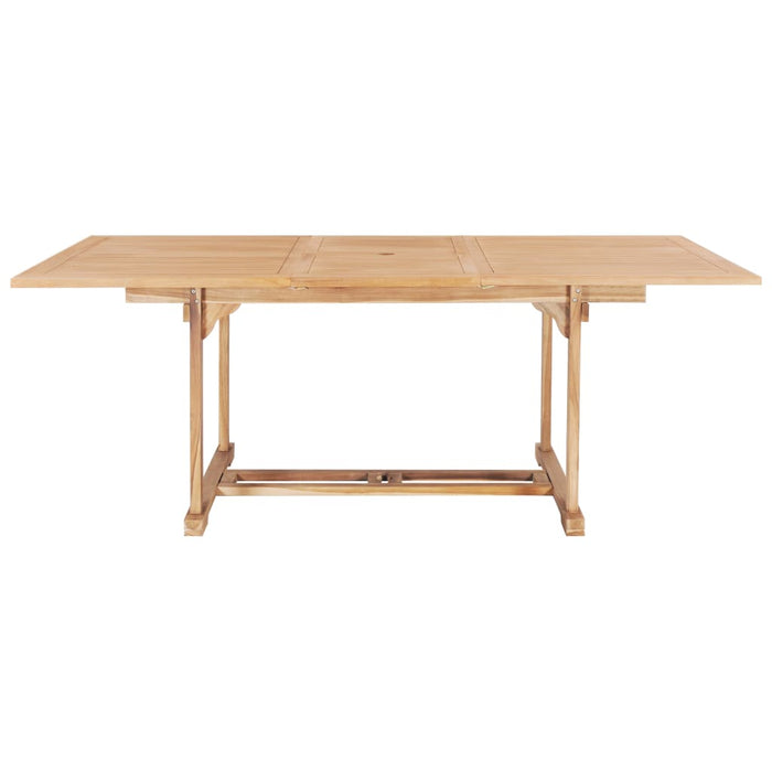 Tavolo da Pranzo Allungabile 150-200x100x75 cm Massello di Teak 44674