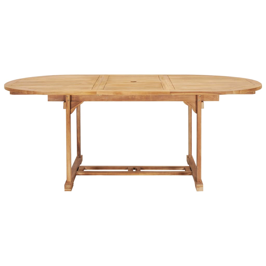 Tavolo da Pranzo Allungabile 150-200x100x75 cm Massello di Teak 44675