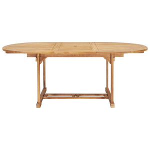 Tavolo da Pranzo Allungabile 150-200x100x75 cm Massello di Teak 44675