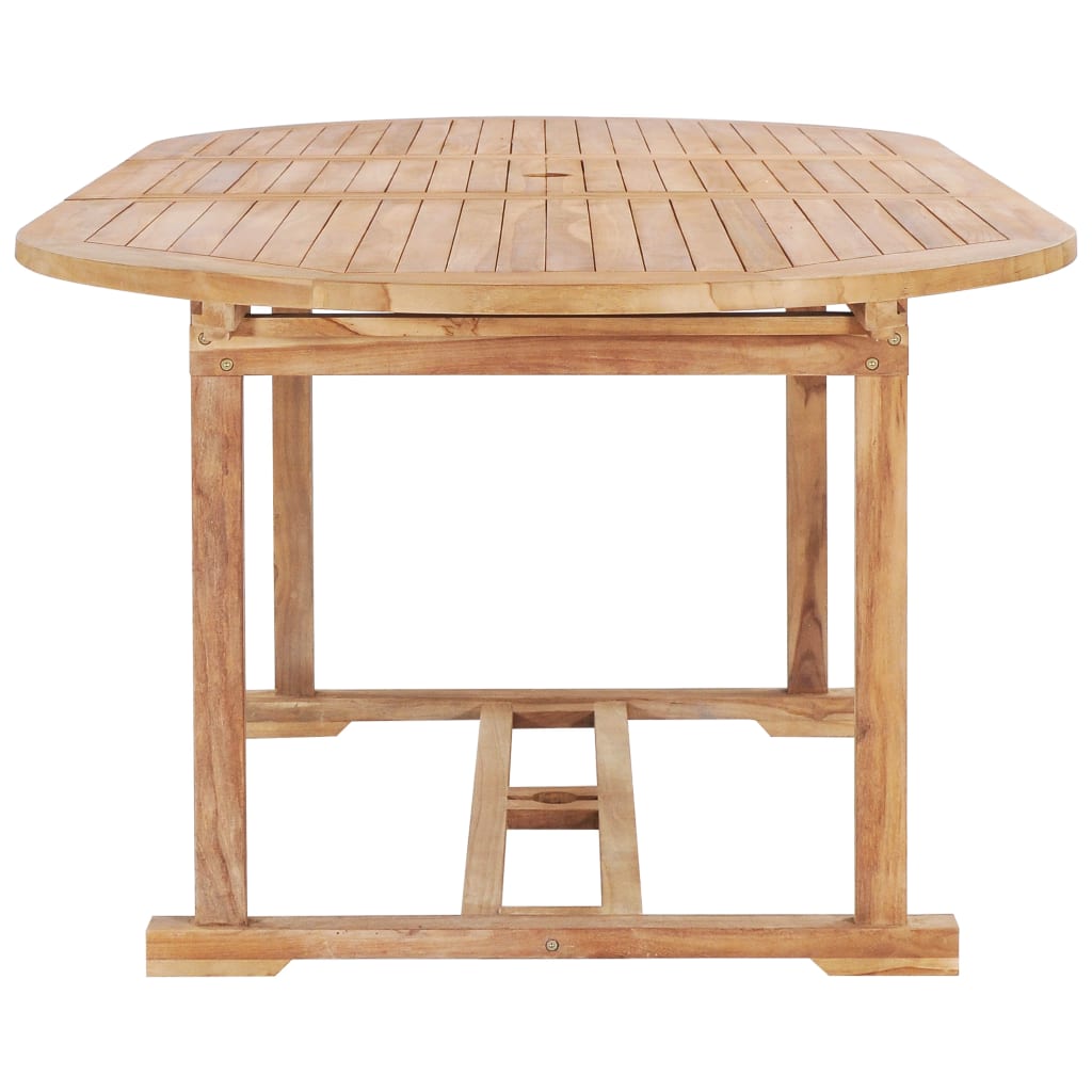 Tavolo da Pranzo Allungabile 150-200x100x75 cm Massello di Teak 44675