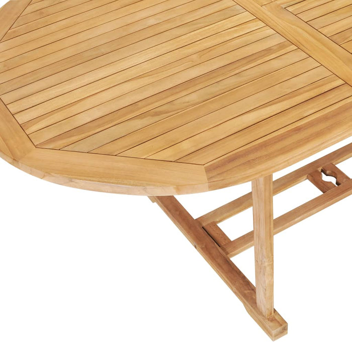 Tavolo da Pranzo Allungabile 150-200x100x75 cm Massello di Teak 44675