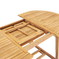 Tavolo da Pranzo Allungabile 150-200x100x75 cm Massello di Teak 44675