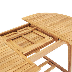 Tavolo da Pranzo Allungabile 150-200x100x75 cm Massello di Teak 44675