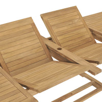 Tavolo da Giardino Allungabile 180-280x100x75 cm in Teak cod mxl 34159