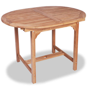 Set da Pranzo da Giardino 7 pz in Legno Massello di Teak 44685