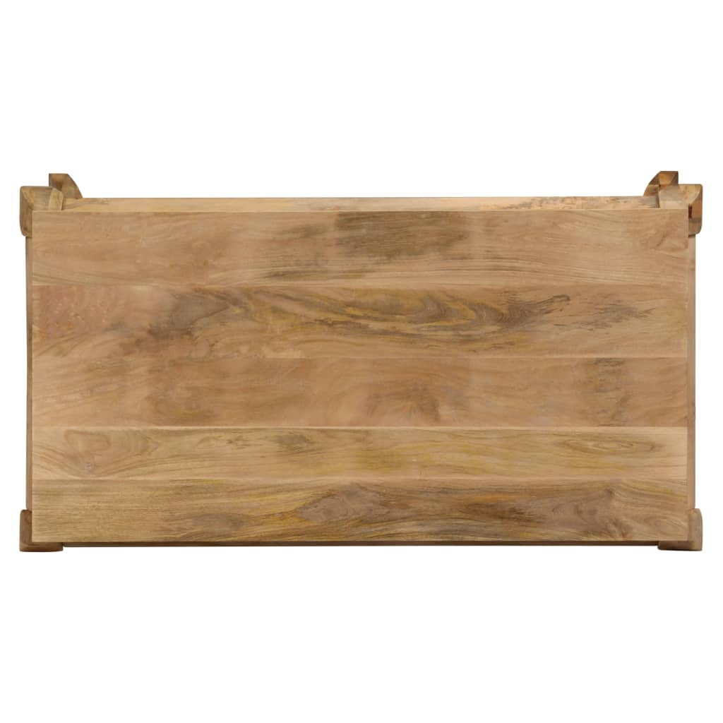 Tavolo da Pranzo in Legno Massello di Mango 118x60x76cm 247113