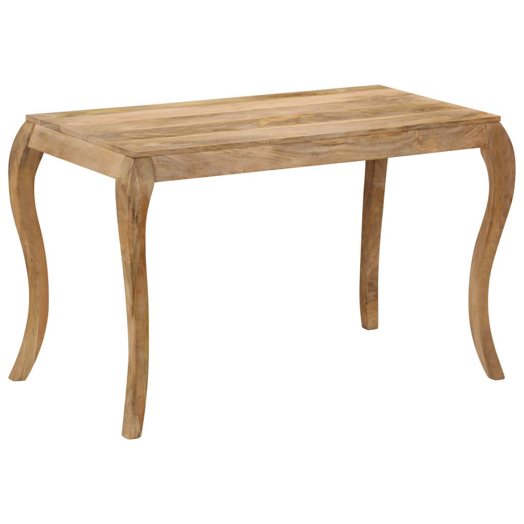 Tavolo da Pranzo in Legno Massello di Mango 118x60x76cm 247113