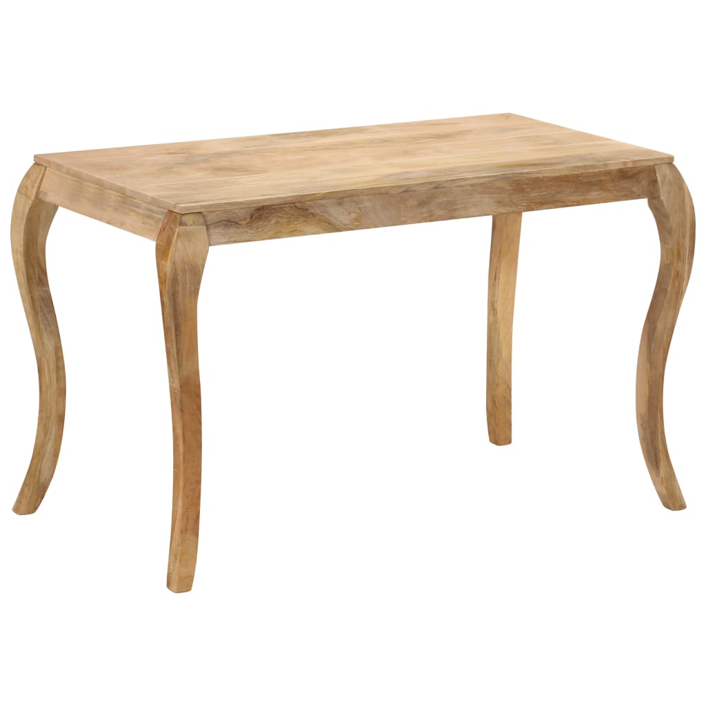 Tavolo da Pranzo in Legno Massello di Mango 118x60x76cm 247113