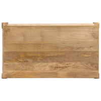 Tavolo da Pranzo in Legno Massello di Mango 135x75x76cm 247114