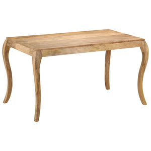 Tavolo da Pranzo in Legno Massello di Mango 135x75x76cm 247114