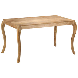 Tavolo da Pranzo in Legno Massello di Mango 135x75x76cm 247114