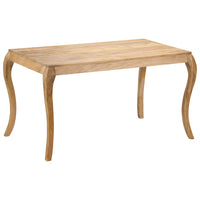 Tavolo da Pranzo in Legno Massello di Mango 135x75x76cm 247114