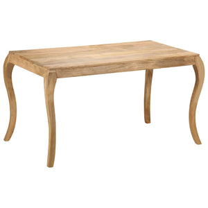 Tavolo da Pranzo in Legno Massello di Mango 135x75x76cm 247114