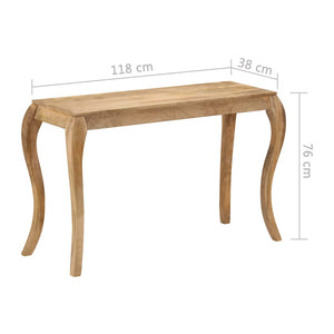 Tavolo Consolle in Legno Massello di Mango 118x38x76 cm cod mxl 21269