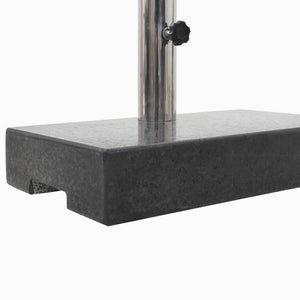 Base per Parasole in Granito Rettangolare 25 kg Nera 45067