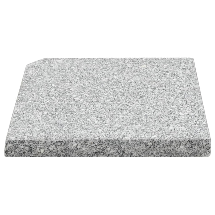 Piastra per Parasole in Granito Quadrata 25 kg Grigia cod mxl 50306