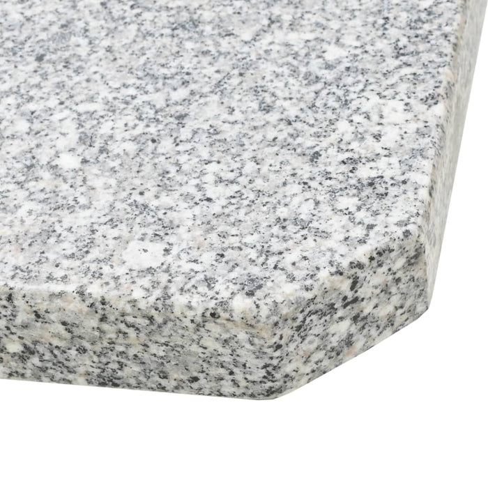 Piastra per Parasole in Granito Quadrata 25 kg Grigia cod mxl 50306