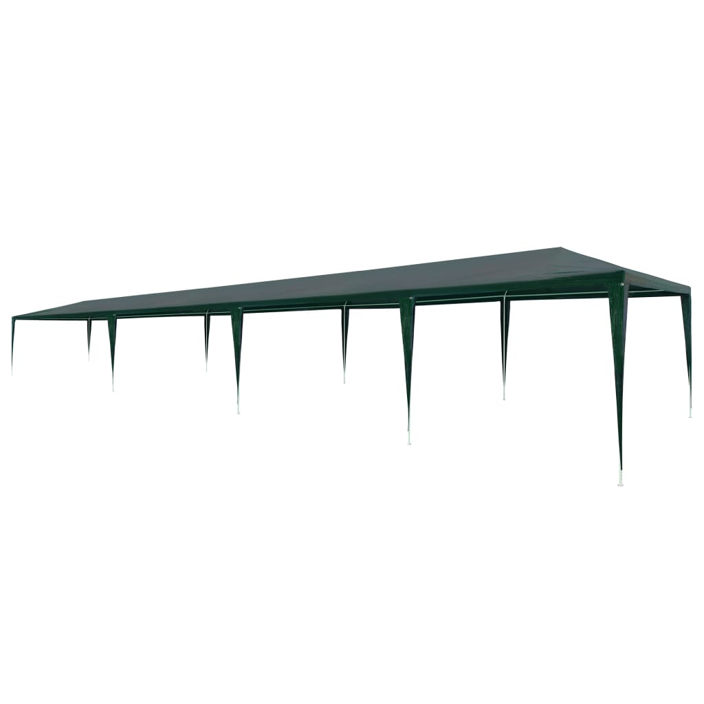 Tendone per Feste 3x12 m in PE Verde 45095