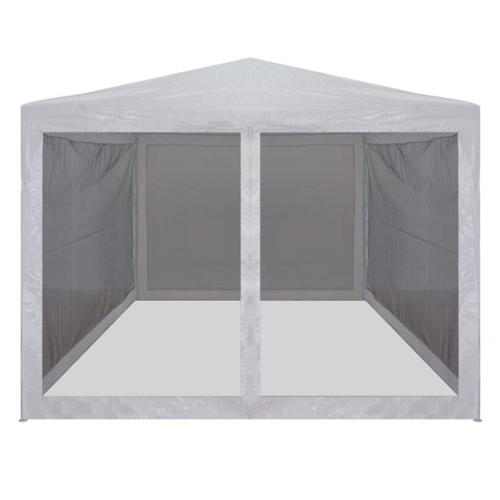 Tenda per Feste con 4 Pareti Laterali in Rete 3x3 m cod mxl 66159