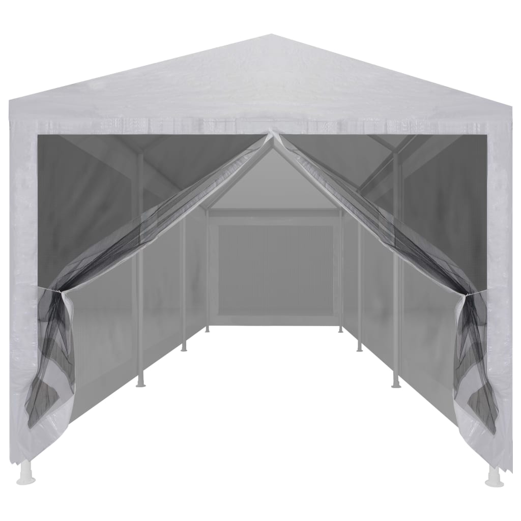 Tenda per Feste con 8 Pareti in Rete 9x3 m 45111