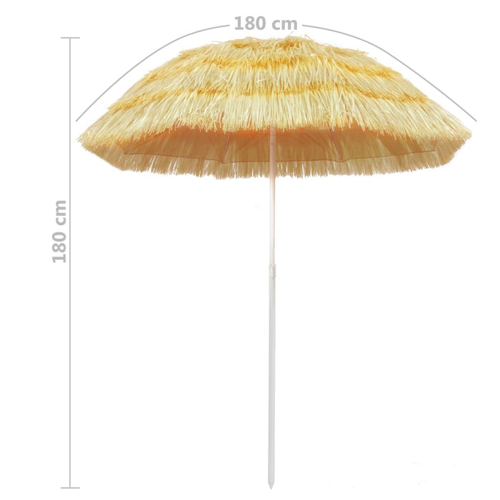 Ombrellone da Spiaggia 180 cm in Stile Hawaiano