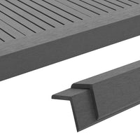 Profili Angolari per Decking in WPC  5 pz 170 cm Grigio cod mxl 40240