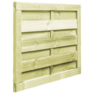 Cancello da Giardino in Legno Impregnato 100x75 cm Verde cod mxl 48479