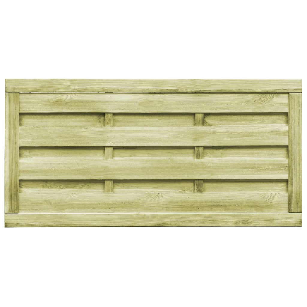 Cancelli da Giardino 2pz Legno Impregnato Pino 150x75 cm Verde 45320