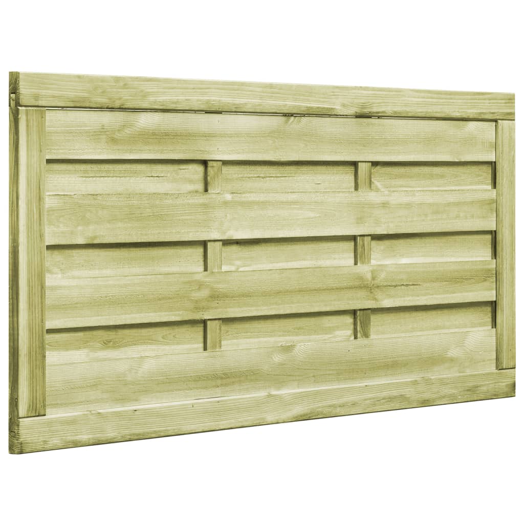 Cancelli da Giardino 2pz Legno Impregnato Pino 150x75 cm Verde 45320