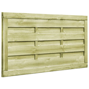 Cancelli da Giardino 2pz Legno Impregnato Pino 150x75 cm Verde 45320