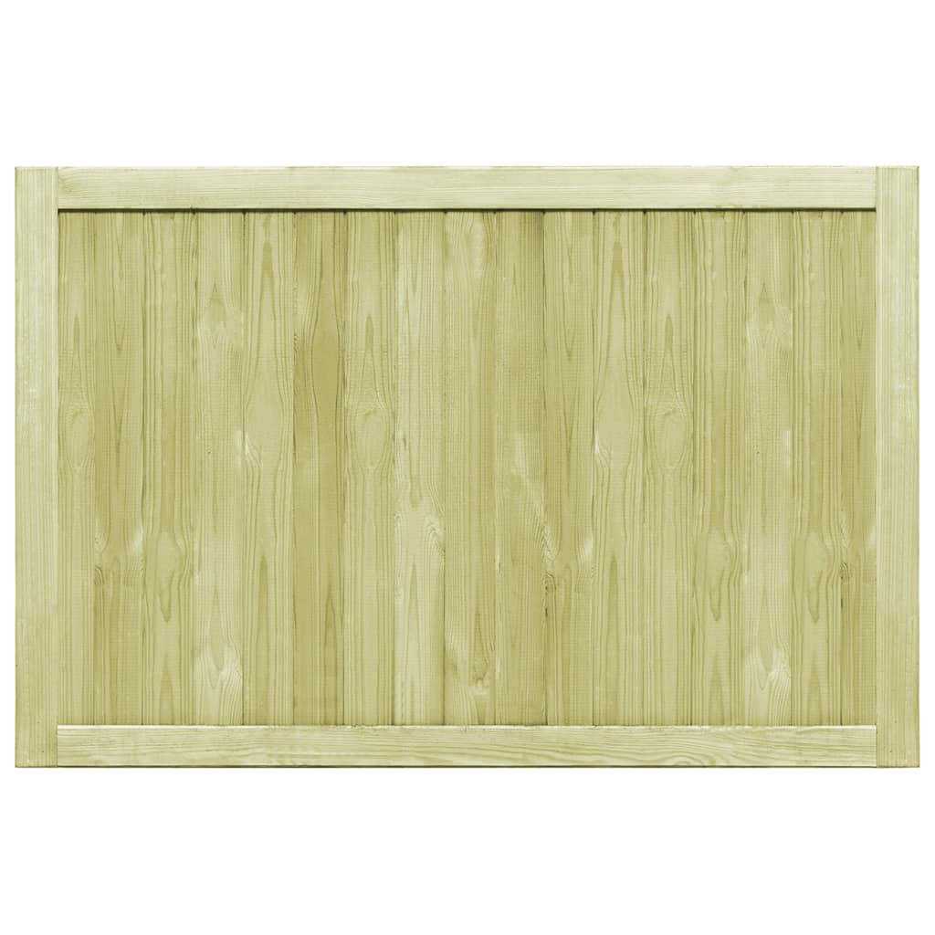 Cancelli da Giardino 2 pz in Legno di Pino Impregnato 300x100cm 45339