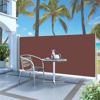 Tenda da Sole Laterale Retrattile 140 x 300 cm Marrone cod mxl 25112