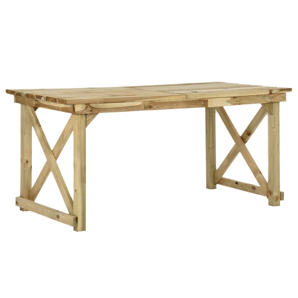 Tavolo da Giardino 160x79x75 cm in Legno cod mxl 34523