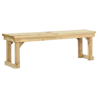 Panchina da Giardino 140 cm in Legno di Pino Impregnato 44899