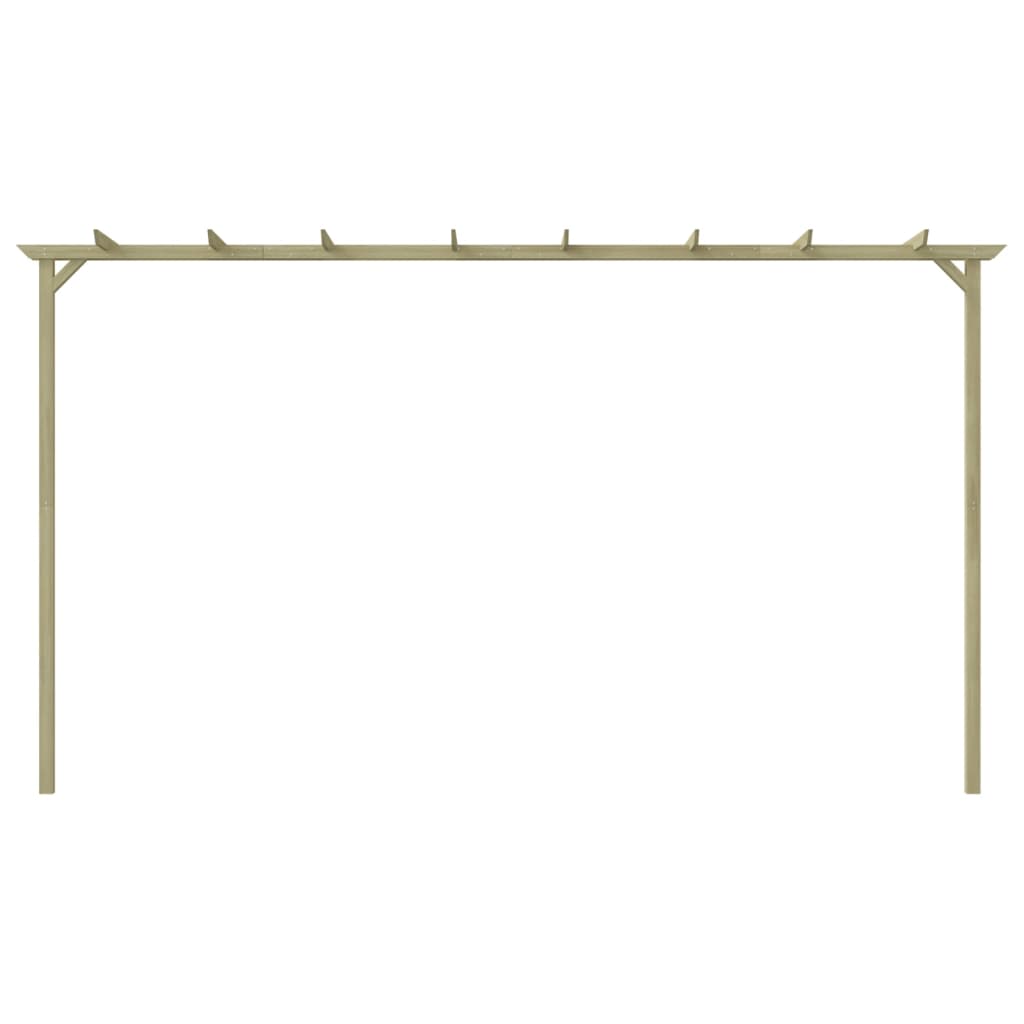 Pergola da Giardino Legno di Pino Impregnato 360x200x60 cm 44924