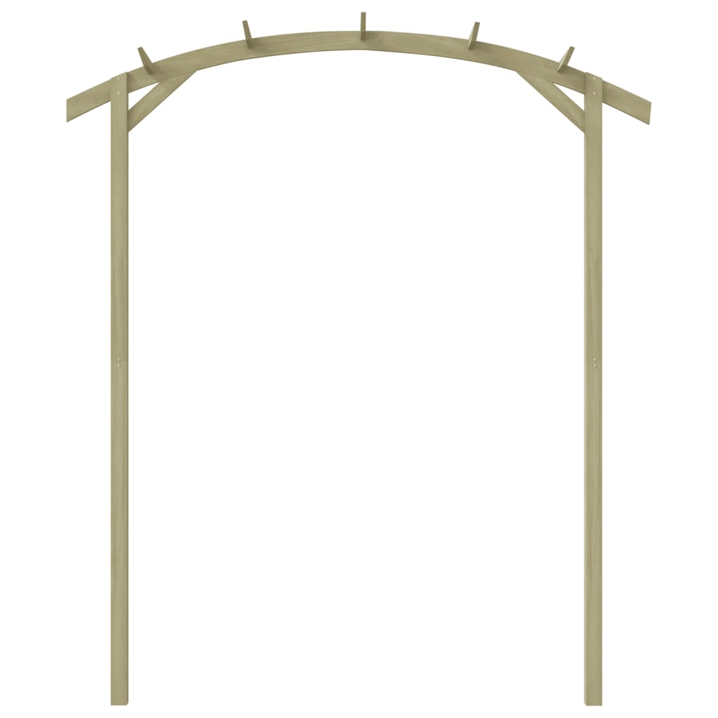 Pergola da Giardino Legno di Pino Impregnato 180x210x40 cmcod mxl 79604