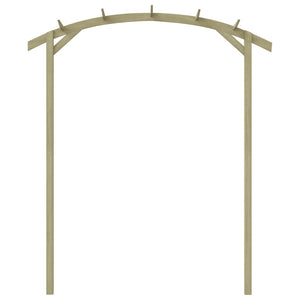 Pergola da Giardino Legno di Pino Impregnato 180x210x40 cmcod mxl 79604