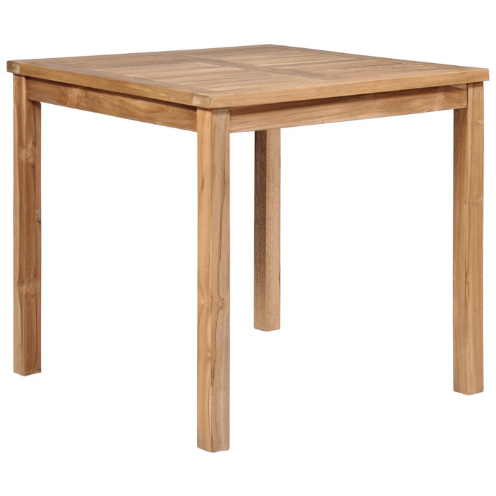 Tavolo da Giardino 80x80x77 cm in Legno Massello di Teak 44996