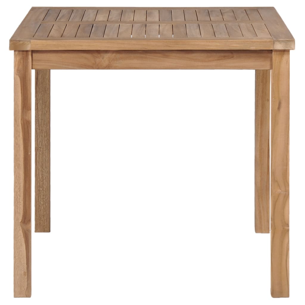 Tavolo da Giardino 80x80x77 cm in Legno Massello di Teak 44996