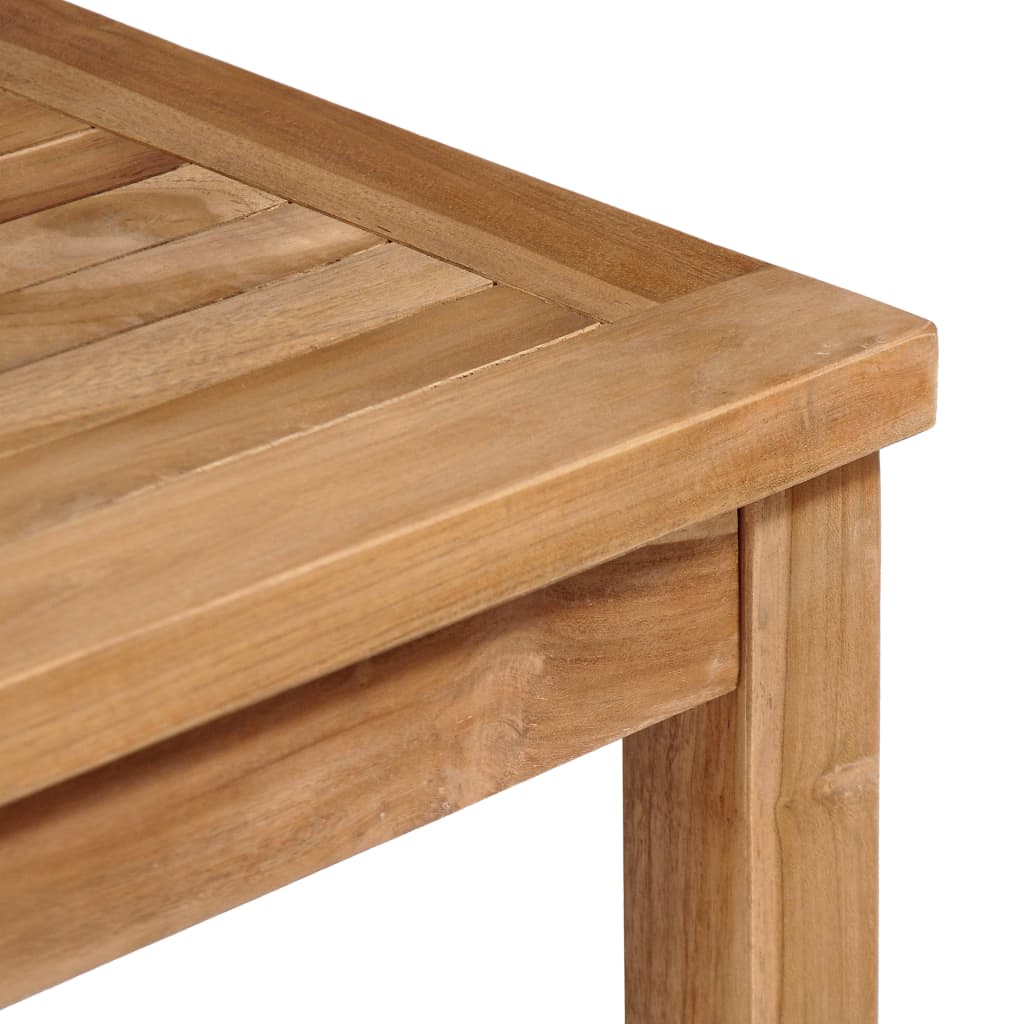 Tavolo da Giardino 80x80x77 cm in Legno Massello di Teak 44996