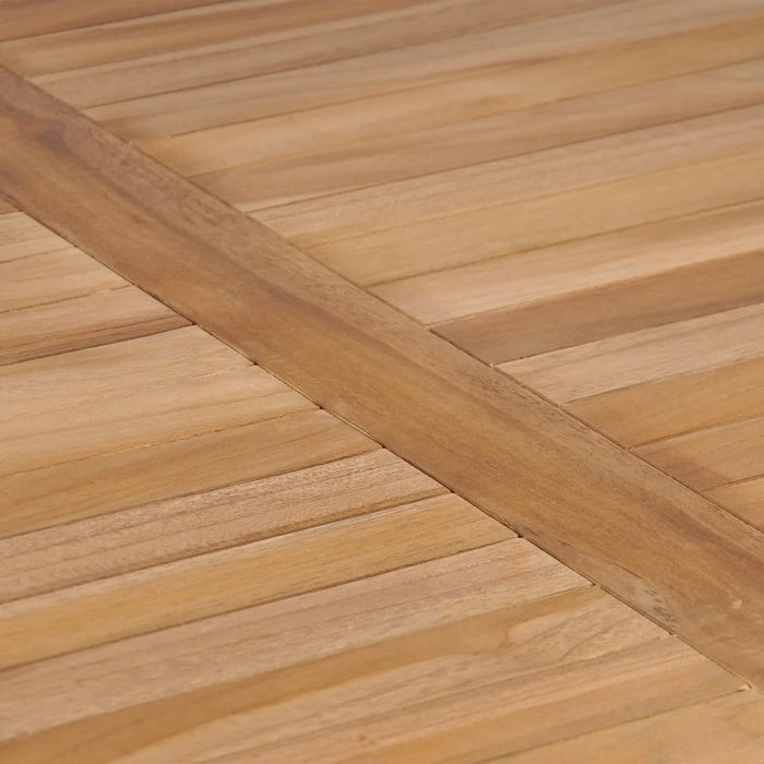 Tavolo da Giardino 80x80x77 cm in Legno Massello di Teak 44996