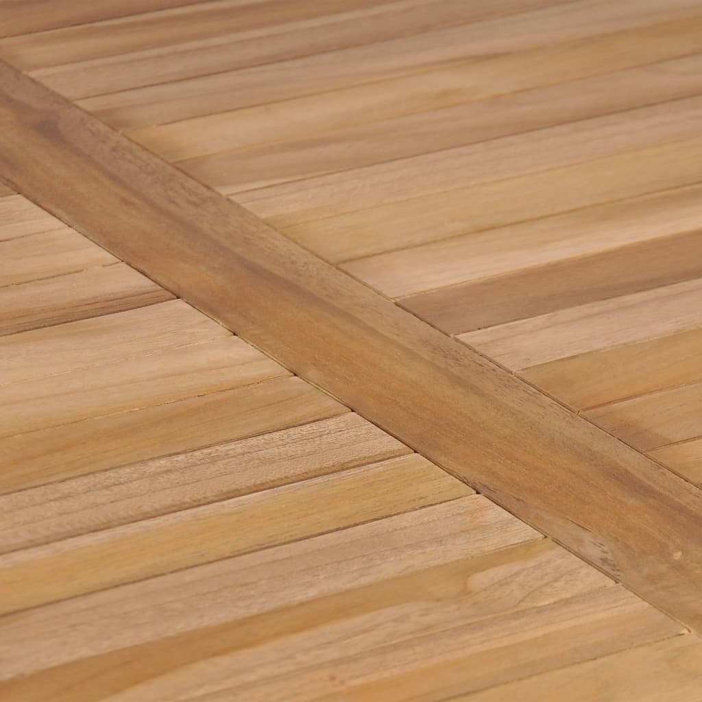 Set da Pranzo per Esterni 5 pz Legno Massello di Teak 44999