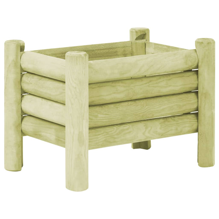 Letto Rialzato da Giardino Legno di Pino Impregnato 60x40x42 cm cod mxl 66848