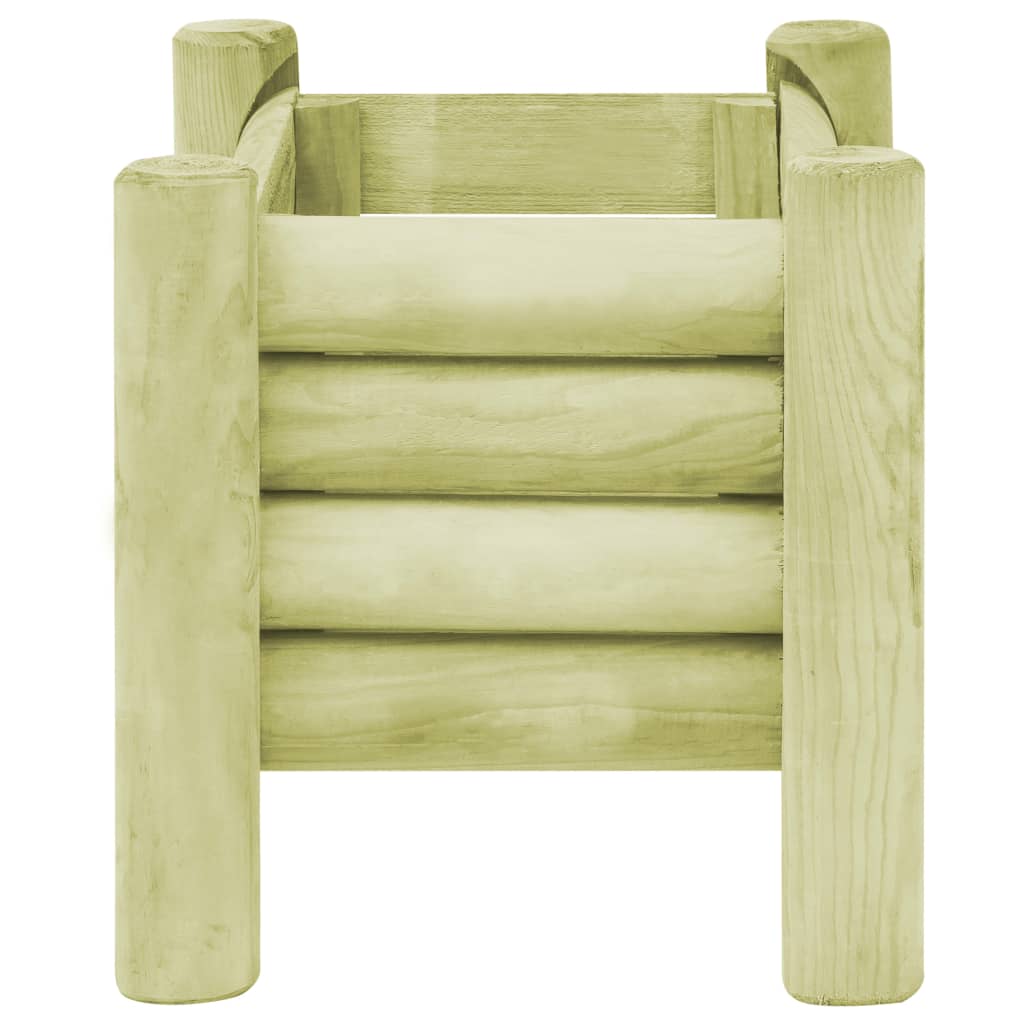 Letto Rialzato da Giardino Legno di Pino Impregnato 60x40x42 cm cod mxl 66848