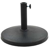 Base per Parasole Rotonda in Poliresina 10 kg Nera